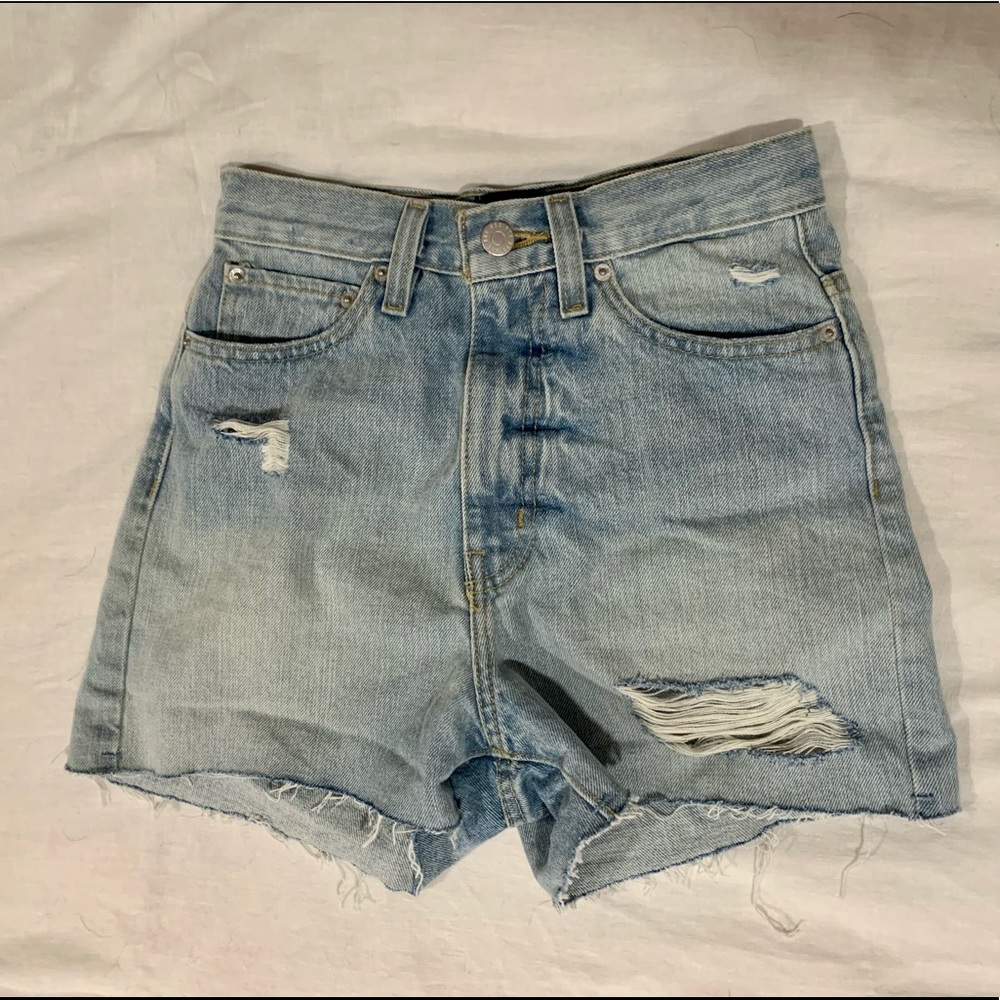 BDG Girlfriend High Rise Denim Shorts -Size 24